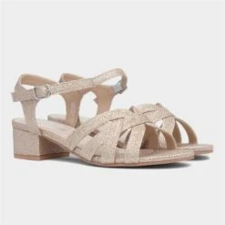 Lilley Womens Gold Glitter Heeled Sandal 11 Lilley Womens Gold Glitter Heeled Sandal -UK Shoe Sales 2024 145007 2 L06.20230412000457