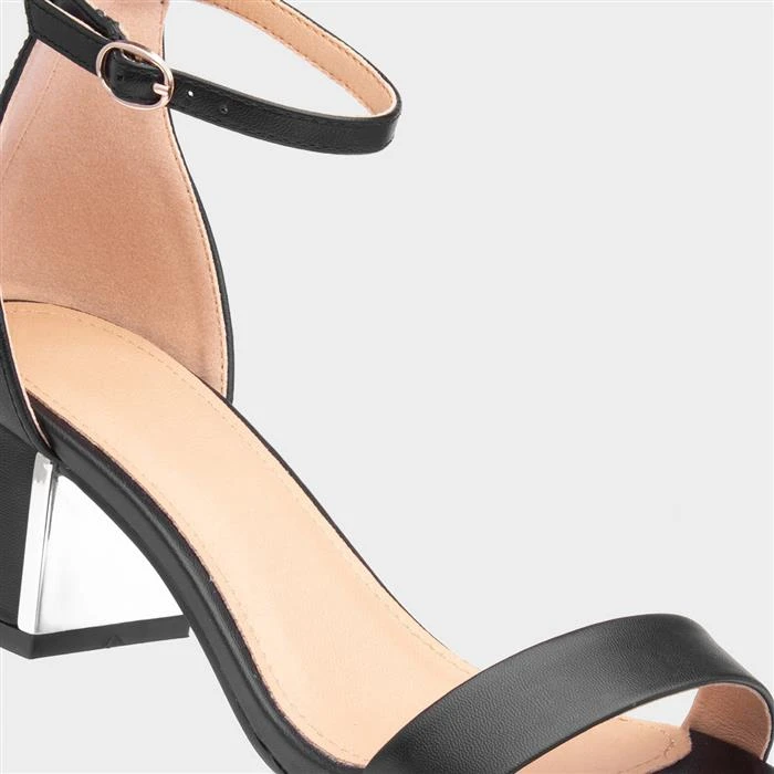 Truffle Halla1 Womens Black Heeled Sandal 6 Truffle Halla1 Womens Black Heeled Sandal - Image 4