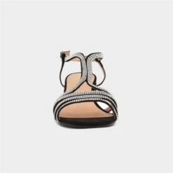 Truffle Hallie7 Womens Black Heeled Sandal