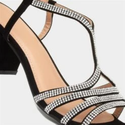 Truffle Hallie7 Womens Black Heeled Sandal -UK Shoe Sales 2024 149088 2 L05.20230624000404