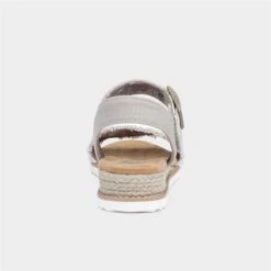 Skechers Bobs Desert Kiss Taupe Canvas Sandal -UK Shoe Sales 2024 190108 2 L04.20230814000217