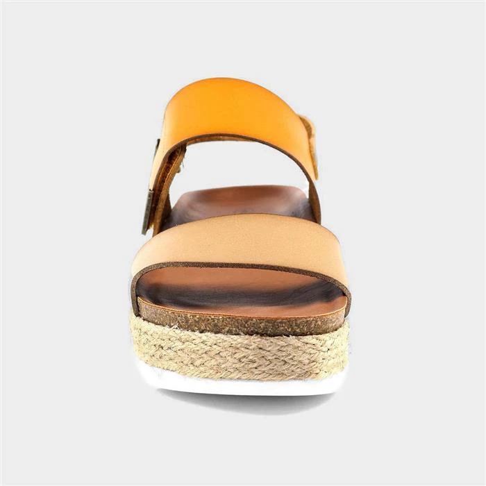 Lunar Deanna II Womens Beige And Orange Sandal 3 Lunar Deanna II Womens Beige And Orange Sandal