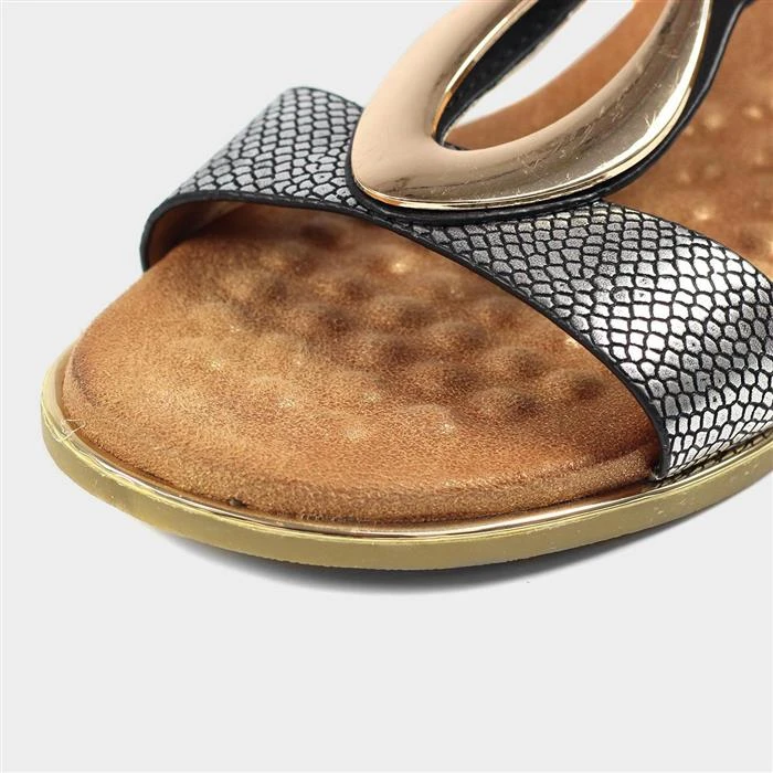 Lunar Pennita Womens Black Sandal 4 Lunar Pennita Womens Black Sandal - Image 2