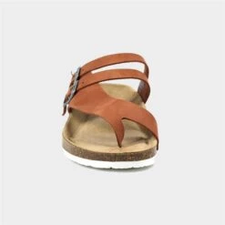 Lazy Dogz Rebel Womens Brown Suede Sandal