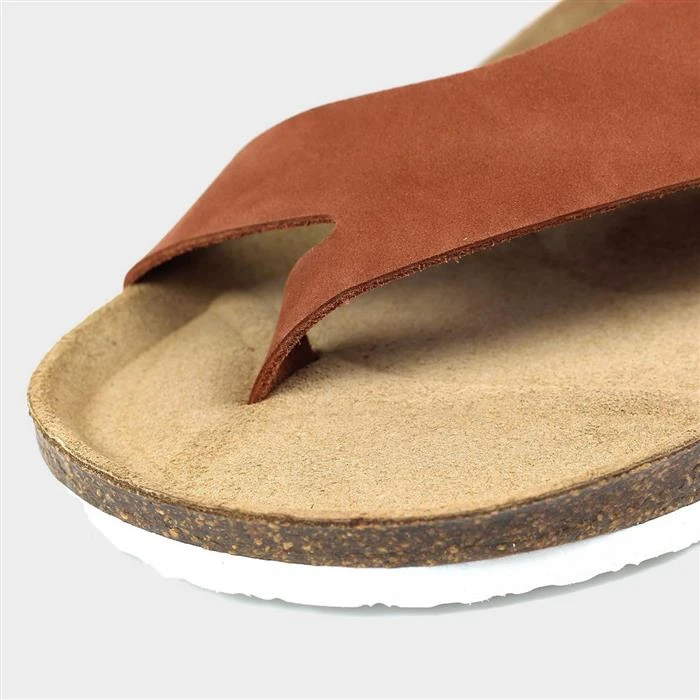 Lazy Dogz Rebel Womens Brown Suede Sandal 5 Lazy Dogz Rebel Womens Brown Suede Sandal - Image 3