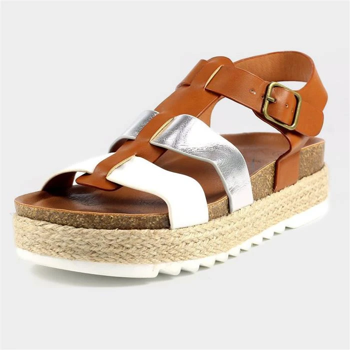 Lunar Rage Womens Tan Sandal 4 Lunar Rage Womens Tan Sandal - Image 2