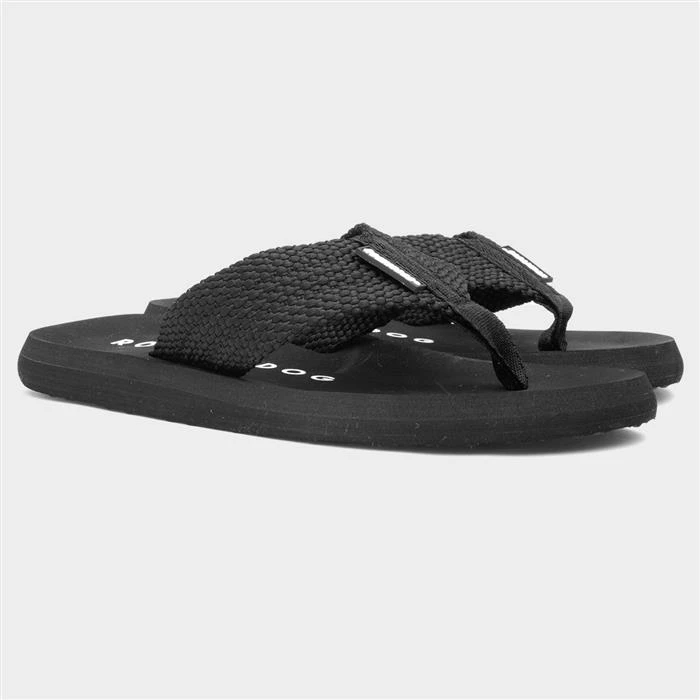 Rocket Dog Adios Womens Black Webbing Flip Flop 7 Rocket Dog Adios Womens Black Webbing Flip Flop - Image 5