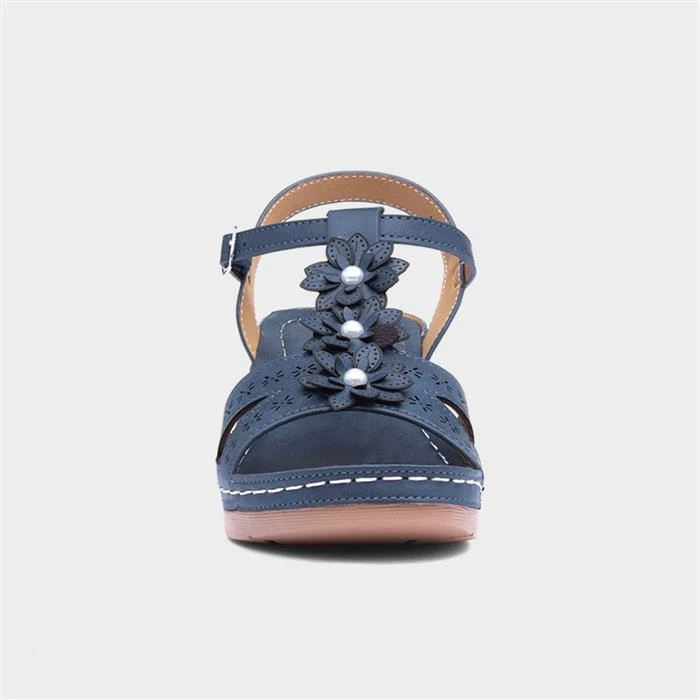 Lilley & Skinner Barbados Womens Navy Sandal 3 Lilley & Skinner Barbados Womens Navy Sandal