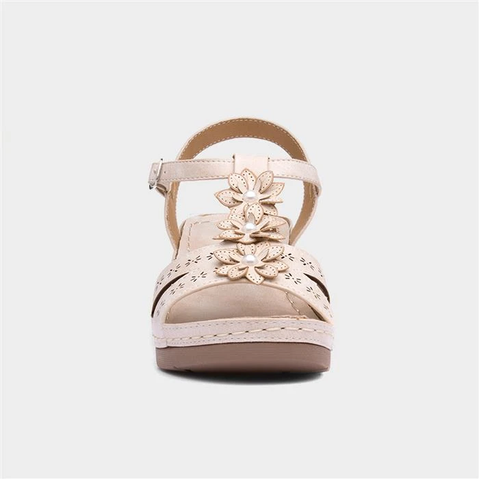 Lilley & Skinner Barbados Womens Beige Sandal 3 Lilley & Skinner Barbados Womens Beige Sandal