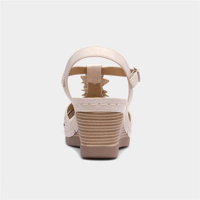Lilley & Skinner Barbados Womens Beige Sandal 5 Lilley & Skinner Barbados Womens Beige Sandal - Image 3
