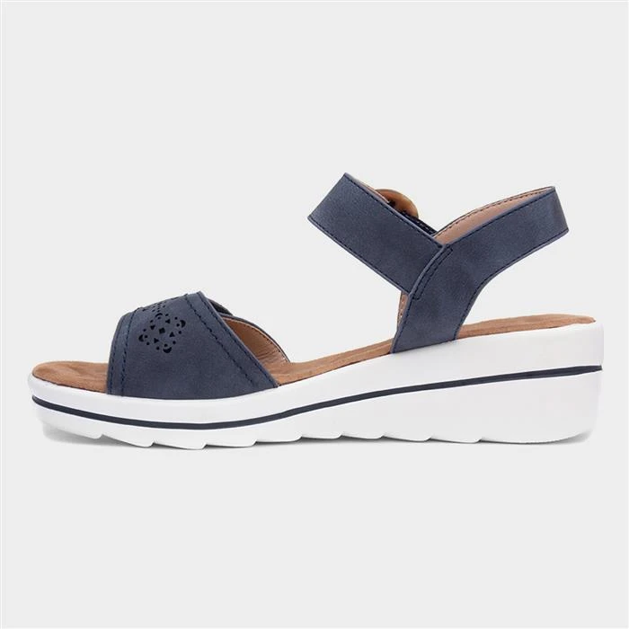 Lilley & Skinner Majorca Womens Navy Sandal 4 Lilley & Skinner Majorca Womens Navy Sandal - Image 2