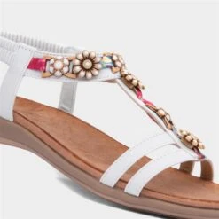 Lunar Feast Womens White Floral Sandal 10 Lunar Feast Womens White Floral Sandal -UK Shoe Sales 2024 190214 2 L05.20230516000207
