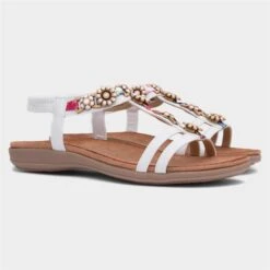 Lunar Feast Womens White Floral Sandal 11 Lunar Feast Womens White Floral Sandal -UK Shoe Sales 2024 190214 2 L06.20230516000207