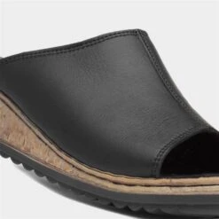 Lunar Harmony Womens Black Leather Mule Sandal 10 Lunar Harmony Womens Black Leather Mule Sandal -UK Shoe Sales 2024 190219 2 L05.20230516000210