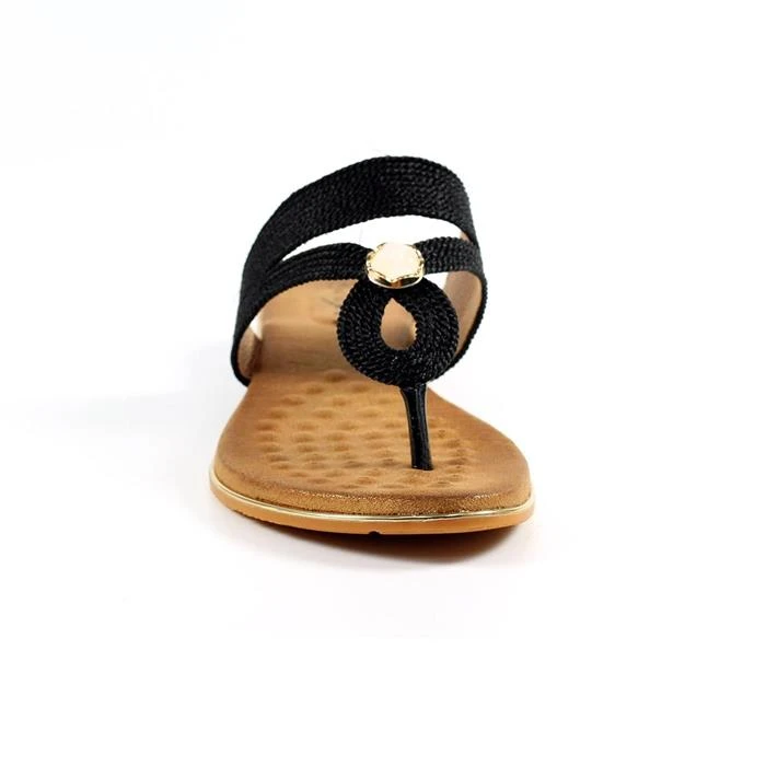 Lunar Ezra Womens Black Sandal 5 Lunar Ezra Womens Black Sandal - Image 3