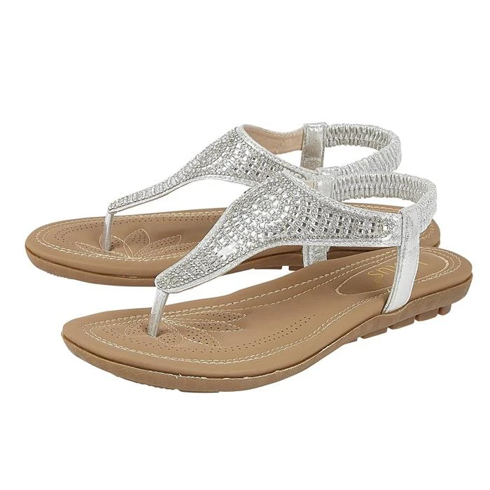 Lotus Orla Womens Metallic Silver Toe Post Sandal 3 Lotus Orla Womens Metallic Silver Toe Post Sandal