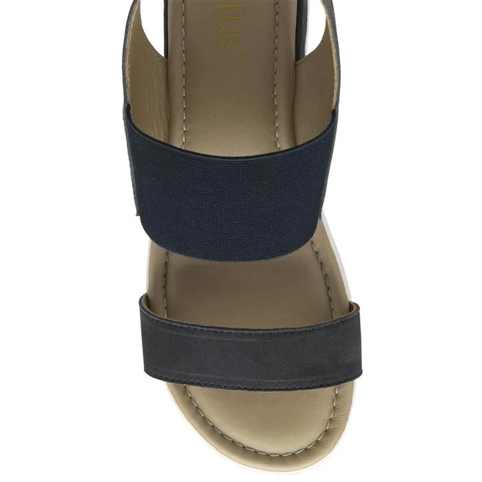 Lotus Cecilla Womens Navy Suede Sandal 5 Lotus Cecilla Womens Navy Suede Sandal - Image 3