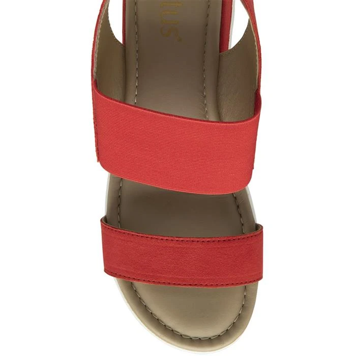 Lotus Cecilla Womens Red Suede Sandal 5 Lotus Cecilla Womens Red Suede Sandal - Image 3