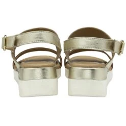 Lotus Madelyn Womens Tan And Gold Wedge Sandal -UK Shoe Sales 2024 190258 3 L03.20230726000204