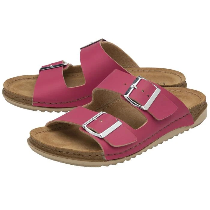 Lotus Cortona Womens Raspberry Pink Buckle Sandal 3 Lotus Cortona Womens Raspberry Pink Buckle Sandal