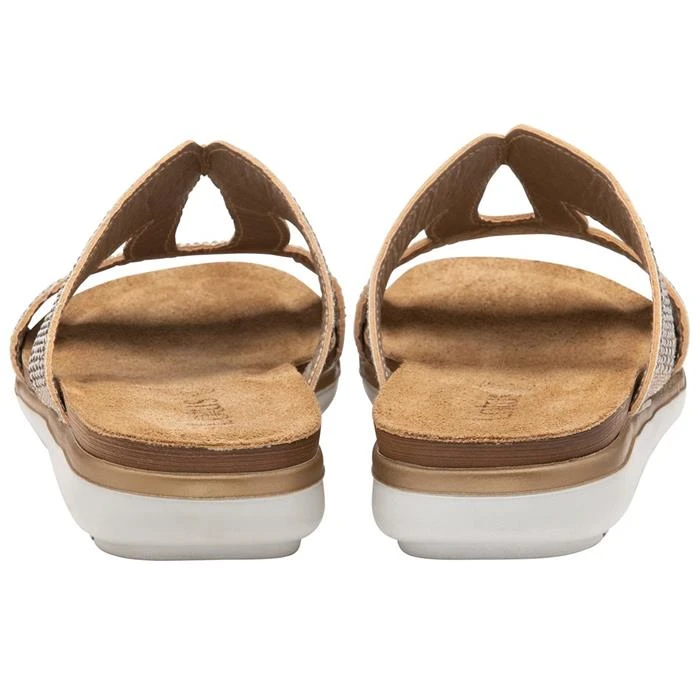 Lotus Nadya Womens Metallic Gold Mule Sandals 4 Lotus Nadya Womens Metallic Gold Mule Sandals - Image 2