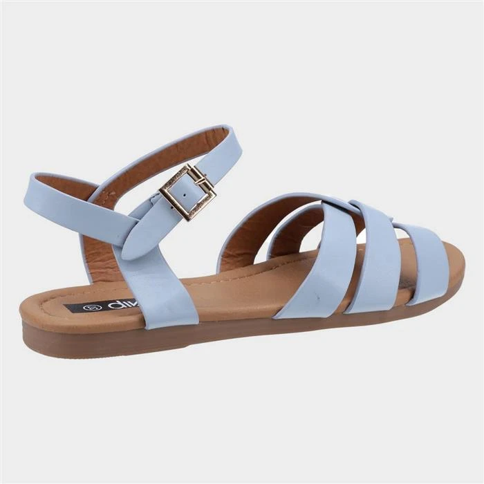 Divaz Antalya Womens Blue Strappy Sandal 4 Divaz Antalya Womens Blue Strappy Sandal - Image 2