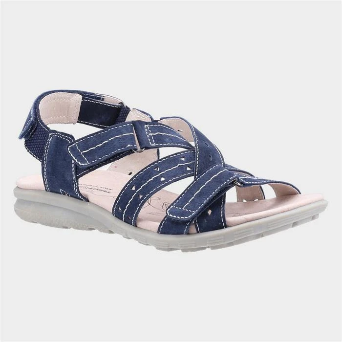 Fleet & Foster Bilbao Womens Navy Leather Sandal 3 Fleet & Foster Bilbao Womens Navy Leather Sandal