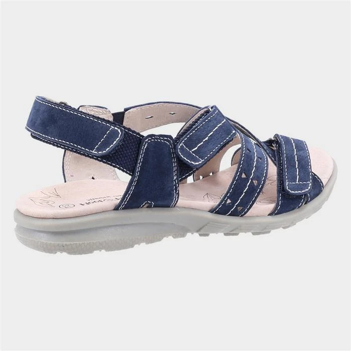 Fleet & Foster Bilbao Womens Navy Leather Sandal 4 Fleet & Foster Bilbao Womens Navy Leather Sandal - Image 2