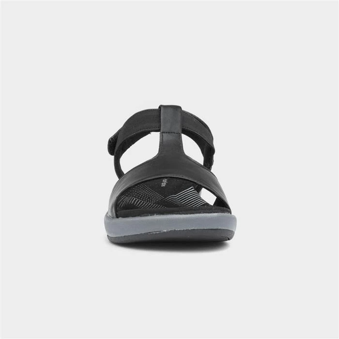 Hush Puppies Sylvie Womens Black Leather Sandal 3 Hush Puppies Sylvie Womens Black Leather Sandal