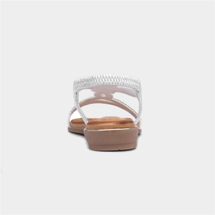 Lilley & Skinner Langkawi Womens Silver Sandal 5 Lilley & Skinner Langkawi Womens Silver Sandal - Image 3
