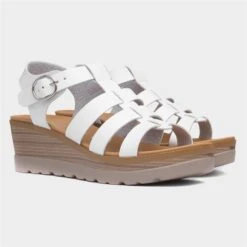 Lilley & Skinner Jakarta Womens Wedge White Sandal 11 Lilley & Skinner Jakarta Womens Wedge White Sandal -UK Shoe Sales 2024 191251 2 L06.20230628000135