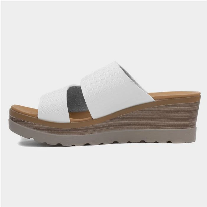 Lilley & Skinner Caymen Womens White Sandal 4 Lilley & Skinner Caymen Womens White Sandal - Image 2