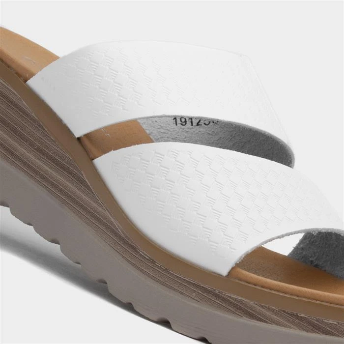 Lilley & Skinner Caymen Womens White Sandal 6 Lilley & Skinner Caymen Womens White Sandal - Image 4