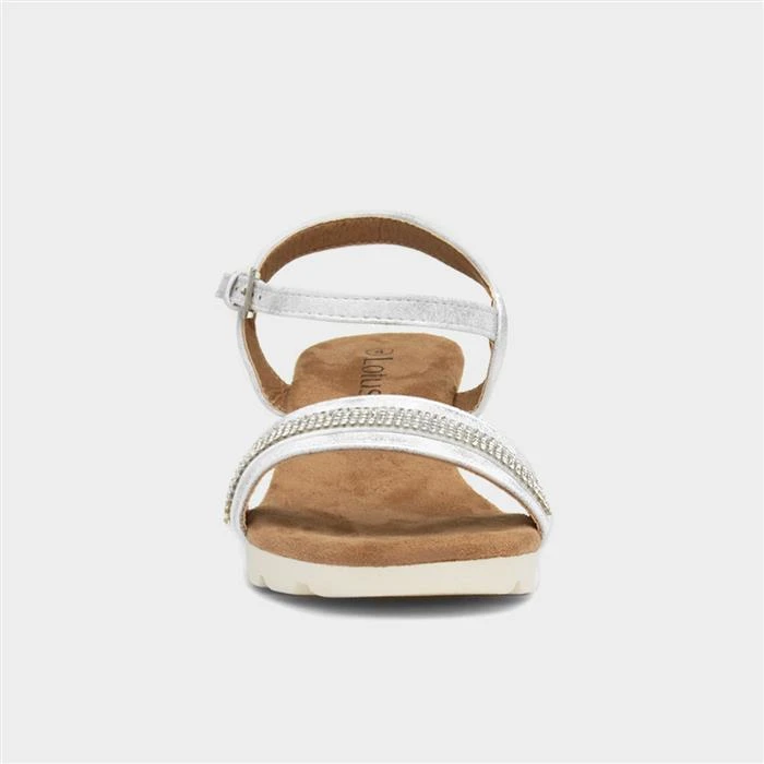Lotus Panaro Womens Metallic Silver Sandal 3 Lotus Panaro Womens Metallic Silver Sandal