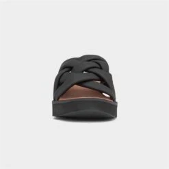 Heavenly Feet Paige Womens Black Sandals