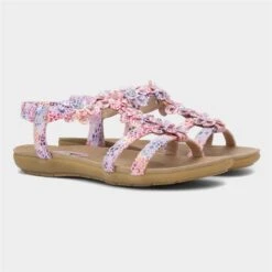 Lilley Womens Pink Multi Flower Sandal 11 Lilley Womens Pink Multi Flower Sandal -UK Shoe Sales 2024 191269 2 L06.20230412000526