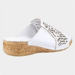 Riva Cardigan Womens White Leather Mule 6 Riva Cardigan Womens White Leather Mule -UK Shoe Sales 2024 191281 3 L03.20230410000207