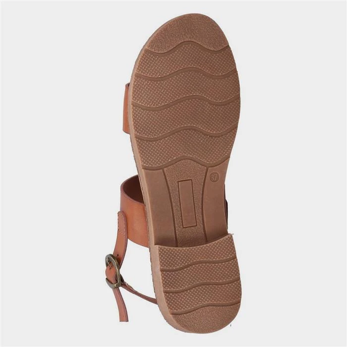 Divaz Mia Womens Tan Strappy Sandal 5 Divaz Mia Womens Tan Strappy Sandal - Image 3