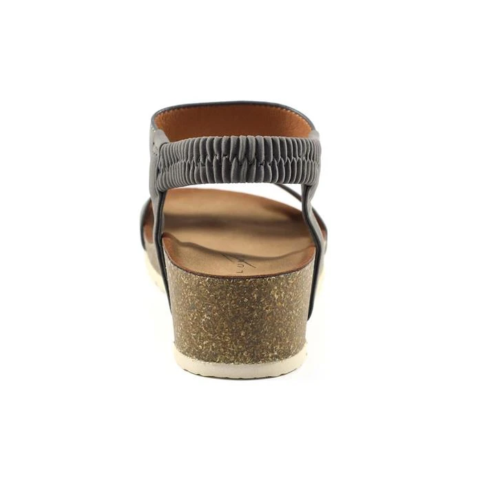 Lunar Barwell Womens Grey Wedged Sandal 5 Lunar Barwell Womens Grey Wedged Sandal - Image 3