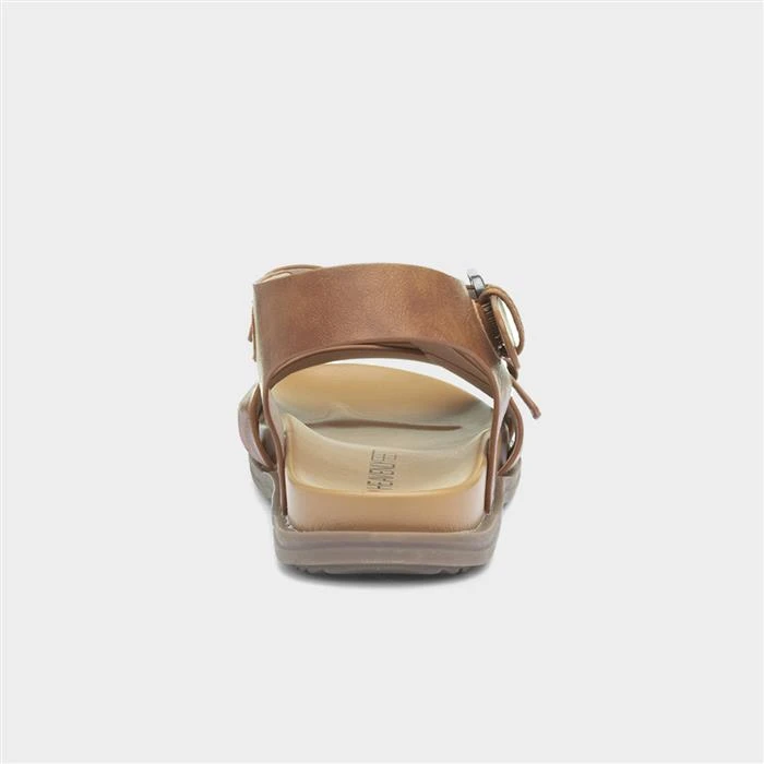 Heavenly Feet Apollo Womens Tan Sandal 5 Heavenly Feet Apollo Womens Tan Sandal - Image 3
