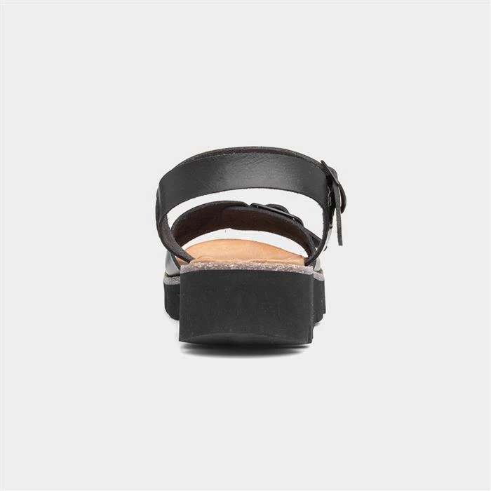 Heavenly Feet Trudy Womens Black Sandal 5 Heavenly Feet Trudy Womens Black Sandal - Image 3