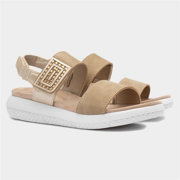 Lilley & Skinner Mauritius Womens Beige Sandal 7 Lilley & Skinner Mauritius Womens Beige Sandal - Image 5