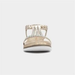 Lilley & Skinner Seychelles Womens Gold Sandal