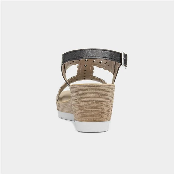 Lilley & Skinner Martinique Womens Black Sandal 5 Lilley & Skinner Martinique Womens Black Sandal - Image 3