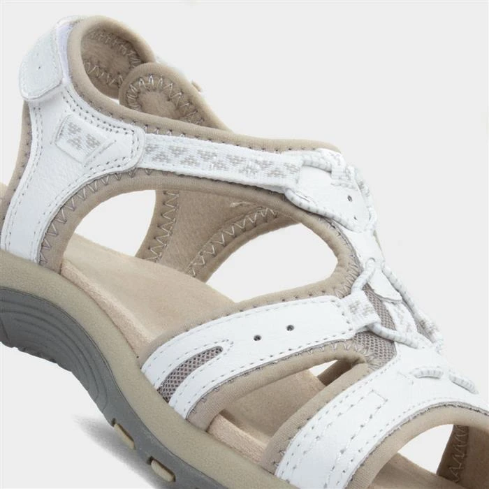 Free Spirit Fairmont Womens White Sandal 6 Free Spirit Fairmont Womens White Sandal - Image 4