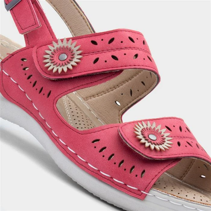 Cushion Walk Meryl Womens Red Sandal 6 Cushion Walk Meryl Womens Red Sandal - Image 4