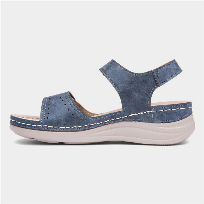 Comfy Steps Menorca Womens Blue Sandals 4 Comfy Steps Menorca Womens Blue Sandals - Image 2