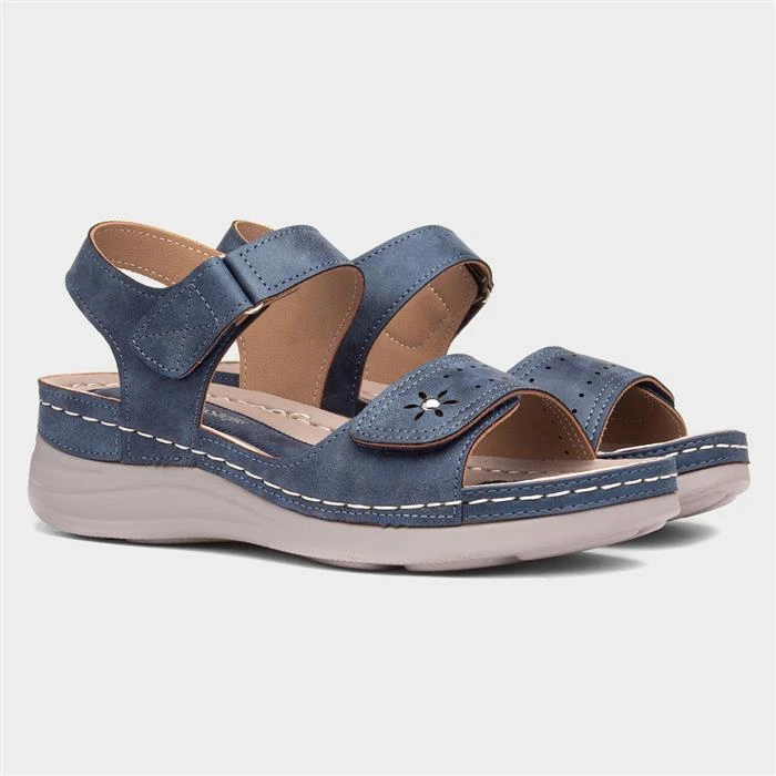 Comfy Steps Menorca Womens Blue Sandals 7 Comfy Steps Menorca Womens Blue Sandals - Image 5