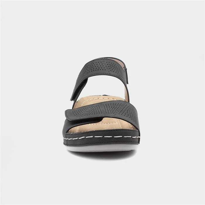Comfy Steps Mull Womens Black Sandal 3 Comfy Steps Mull Womens Black Sandal