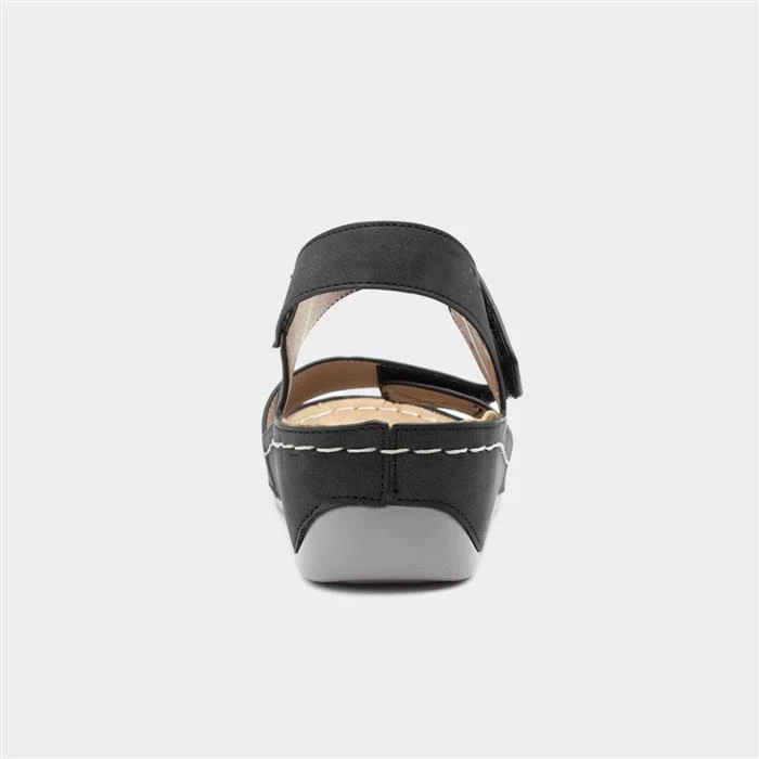Comfy Steps Mull Womens Black Sandal 5 Comfy Steps Mull Womens Black Sandal - Image 3